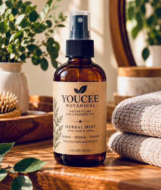 Youcee Botanical Herbal Mist Spray – Hydrating Hair & Skin Mist 4oz